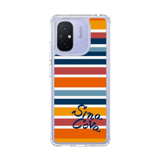 Slim Protection Case［ SINA COVA - Border Stripes - Multicolor ］