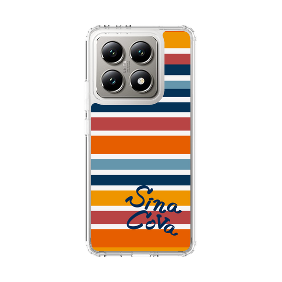 Slim Protection Case［ SINA COVA - Border Stripes - Multicolor ］