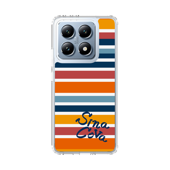 Slim Protection Case［ SINA COVA - Border Stripes - Multicolor ］