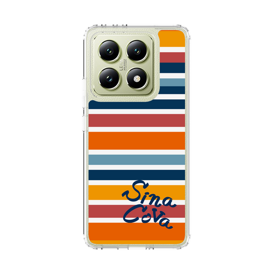 Slim Protection Case［ SINA COVA - Border Stripes - Multicolor ］