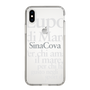 Slim Protection Case［ SINA COVA - Typography ］