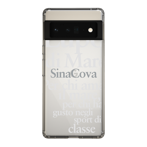 Slim Protection Case［ SINA COVA - Typography ］