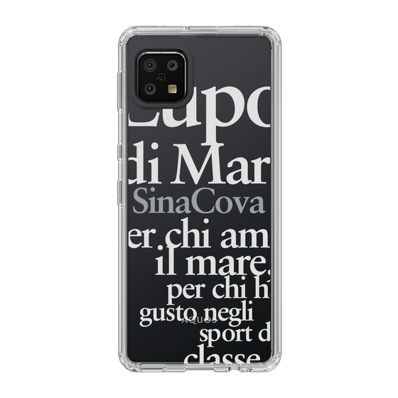 Slim Protection Case［ SINA COVA - Typography ］