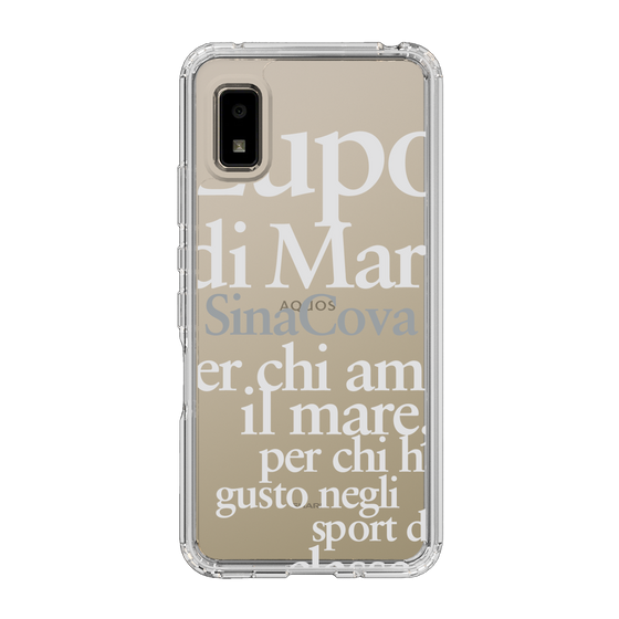 Slim Protection Case［ SINA COVA - Typography ］