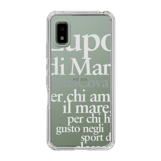 Slim Protection Case［ SINA COVA - Typography ］