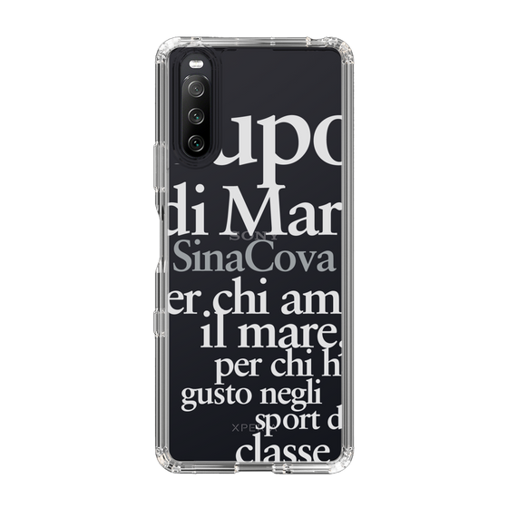 Slim Protection Case［ SINA COVA - Typography ］