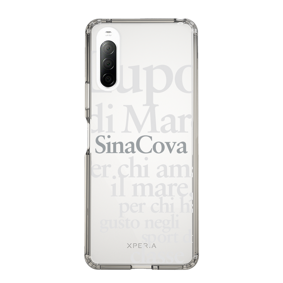 Slim Protection Case［ SINA COVA - Typography ］