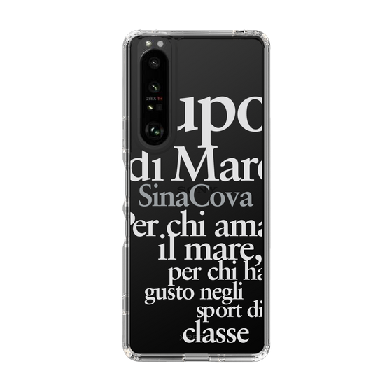 Slim Protection Case［ SINA COVA - Typography ］