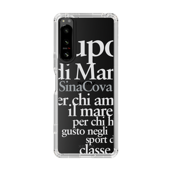 Slim Protection Case［ SINA COVA - Typography ］