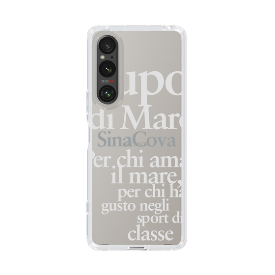Slim Protection Case［ SINA COVA - Typography ］