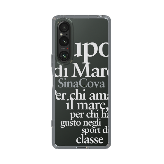 Slim Protection Case［ SINA COVA - Typography ］