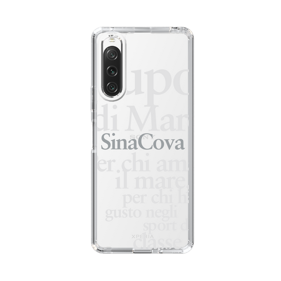 Slim Protection Case［ SINA COVA - Typography ］