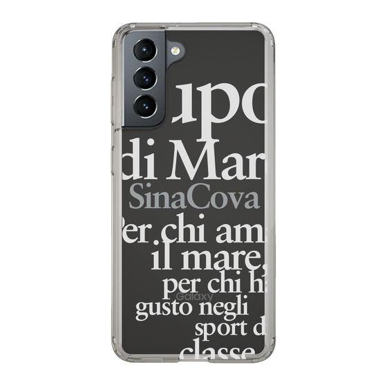 Slim Protection Case［ SINA COVA - Typography ］