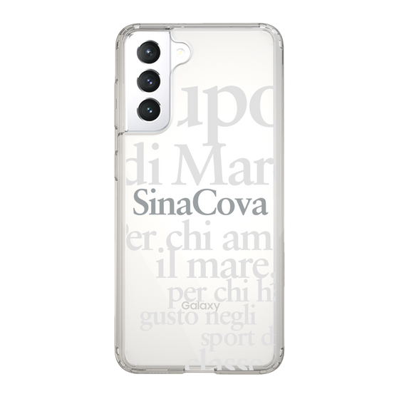 Slim Protection Case［ SINA COVA - Typography ］