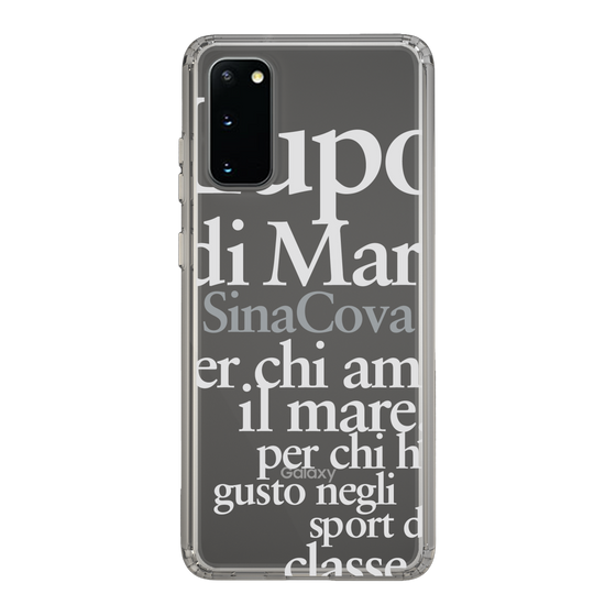 Slim Protection Case［ SINA COVA - Typography ］