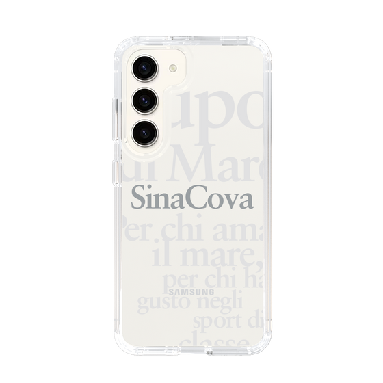 Slim Protection Case［ SINA COVA - Typography ］