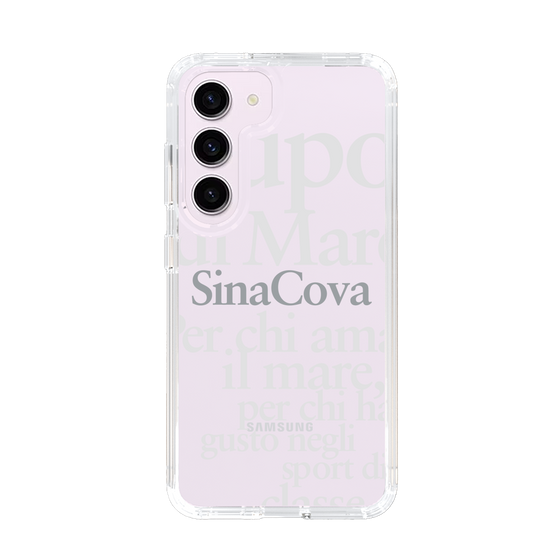 Slim Protection Case［ SINA COVA - Typography ］