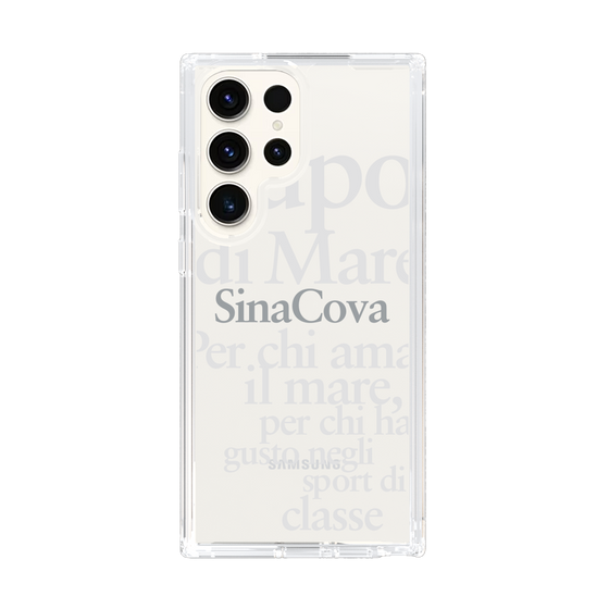 Slim Protection Case［ SINA COVA - Typography ］