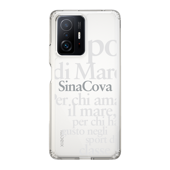 Slim Protection Case［ SINA COVA - Typography ］