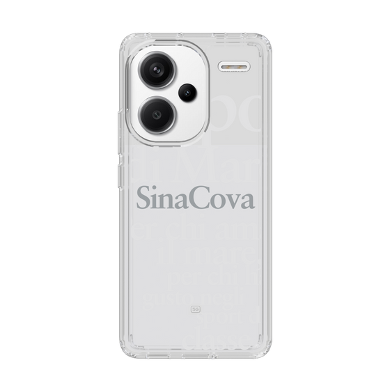 Slim Protection Case［ SINA COVA - Typography ］