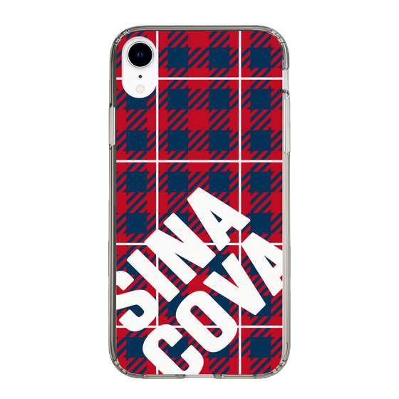 Slim Protection Case［ SINA COVA - Check - Red ］