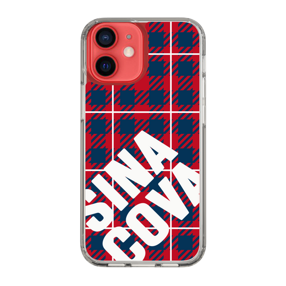 Slim Protection Case［ SINA COVA - Check - Red ］