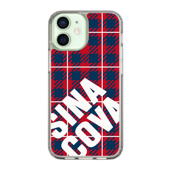 Slim Protection Case［ SINA COVA - Check - Red ］
