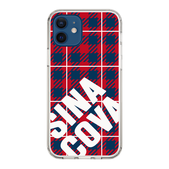Slim Protection Case［ SINA COVA - Check - Red ］