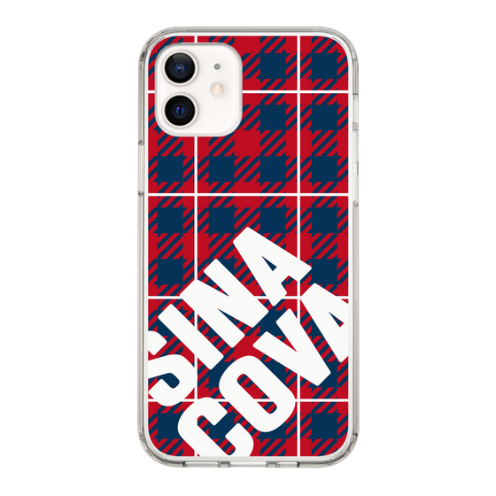 Slim Protection Case［ SINA COVA - Check - Red ］