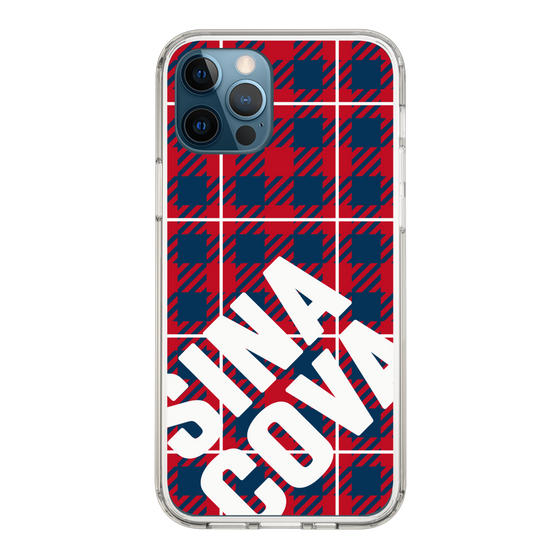 Slim Protection Case［ SINA COVA - Check - Red ］