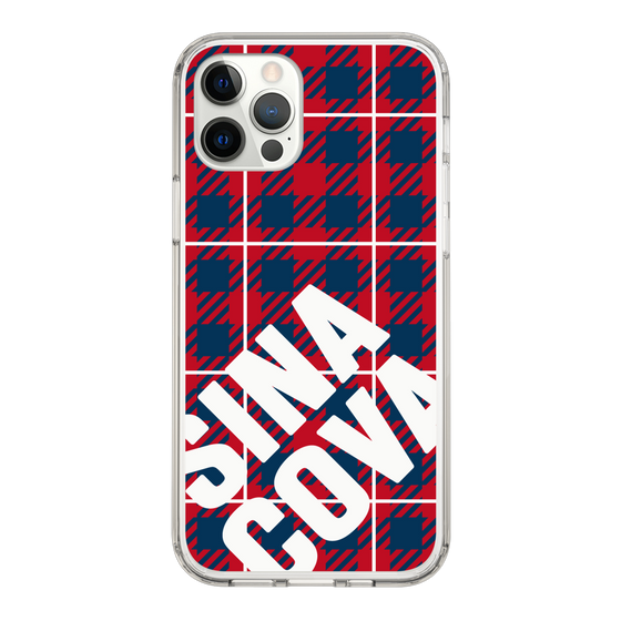 Slim Protection Case［ SINA COVA - Check - Red ］