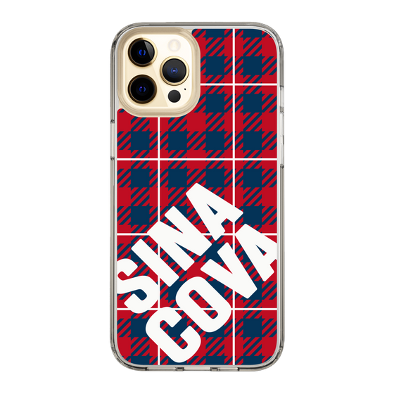 Slim Protection Case［ SINA COVA - Check - Red ］