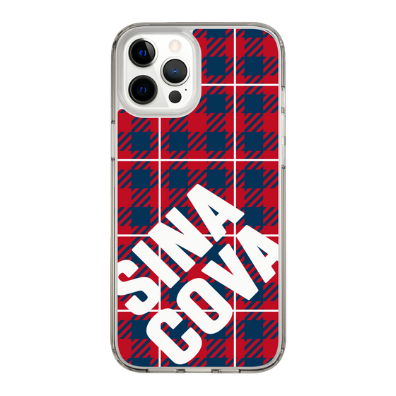 Slim Protection Case［ SINA COVA - Check - Red ］
