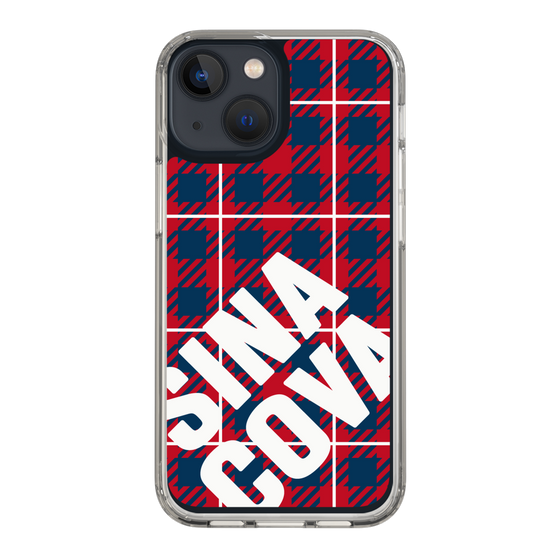 Slim Protection Case［ SINA COVA - Check - Red ］