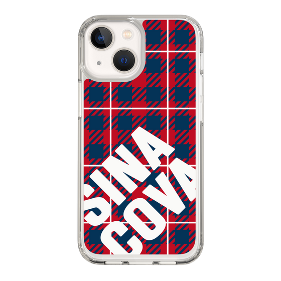 Slim Protection Case［ SINA COVA - Check - Red ］