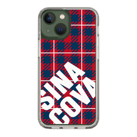 Slim Protection Case［ SINA COVA - Check - Red ］