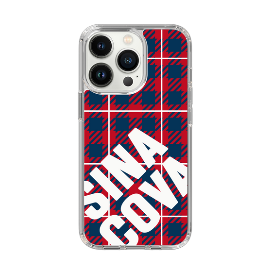 Slim Protection Case［ SINA COVA - Check - Red ］