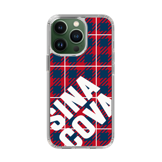 Slim Protection Case［ SINA COVA - Check - Red ］