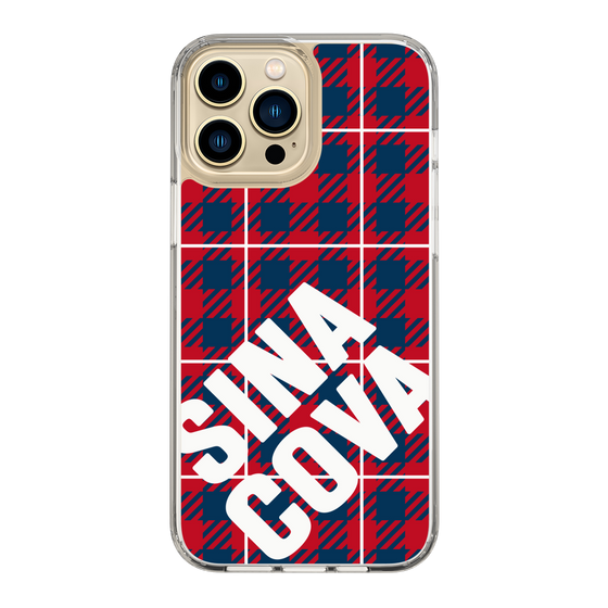 Slim Protection Case［ SINA COVA - Check - Red ］