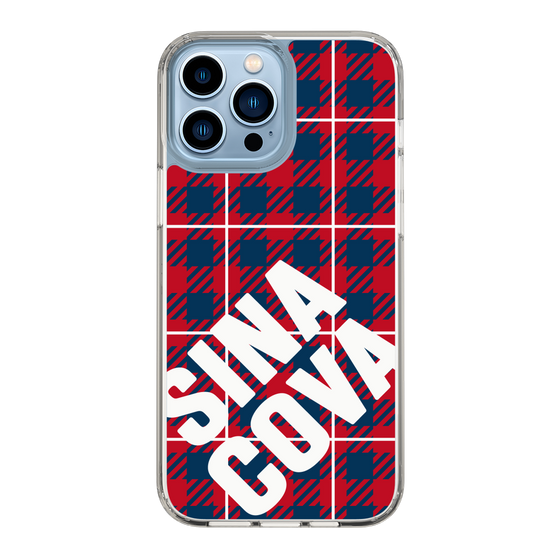 Slim Protection Case［ SINA COVA - Check - Red ］