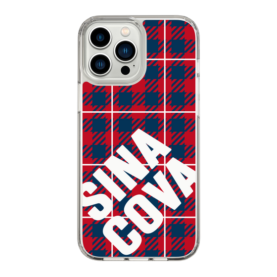 Slim Protection Case［ SINA COVA - Check - Red ］