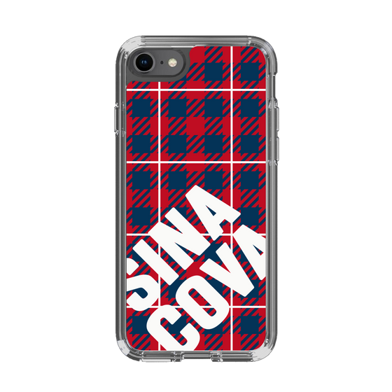 Slim Protection Case［ SINA COVA - Check - Red ］