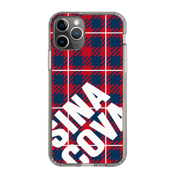 Slim Protection Case［ SINA COVA - Check - Red ］