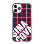 Slim Protection Case［ SINA COVA - Check - Red ］