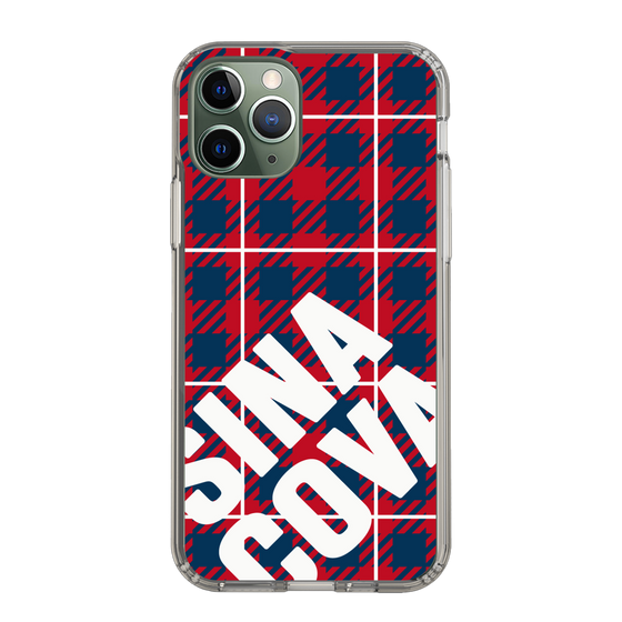 Slim Protection Case［ SINA COVA - Check - Red ］