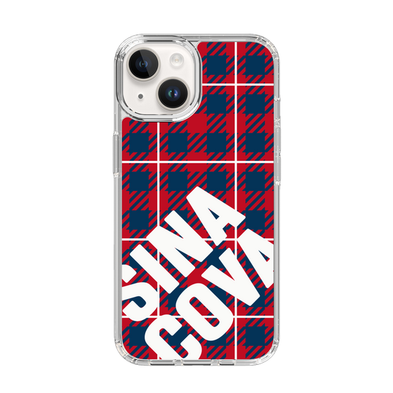 Slim Protection Case［ SINA COVA - Check - Red ］