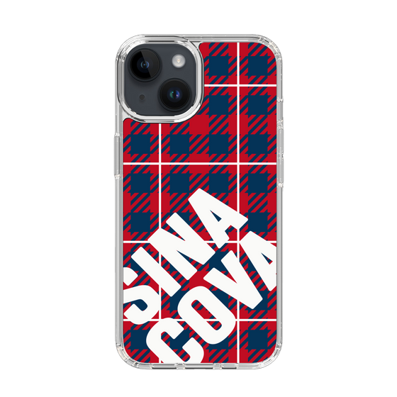 Slim Protection Case［ SINA COVA - Check - Red ］