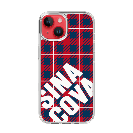 Slim Protection Case［ SINA COVA - Check - Red ］