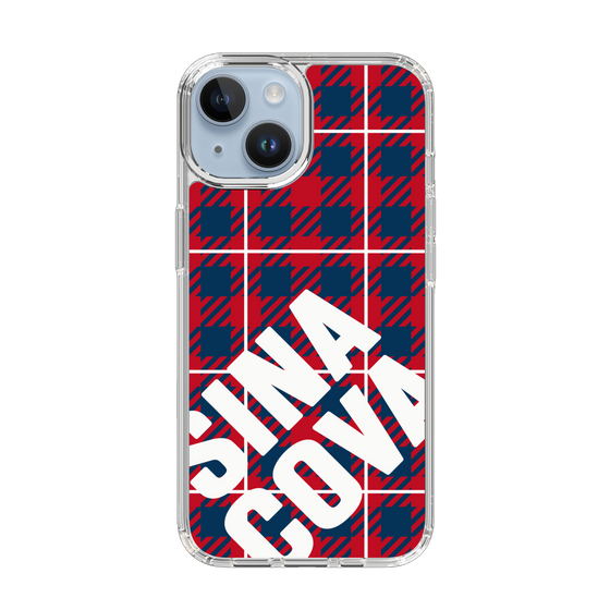 Slim Protection Case［ SINA COVA - Check - Red ］