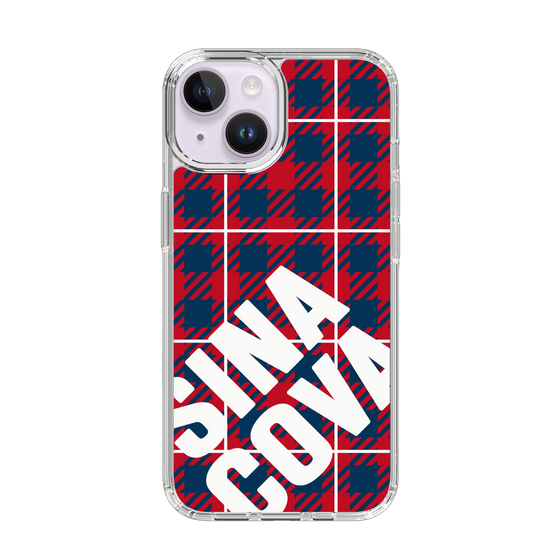 Slim Protection Case［ SINA COVA - Check - Red ］